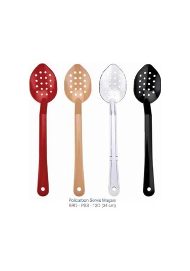 Biradlı Servis Kaşık Delikli Policarbon 34 Cm.