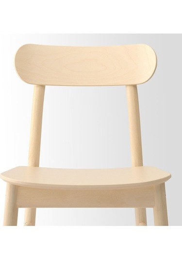 Rönnınge Ahşap Sandalye, Huş Naturel Renk 1 Adet