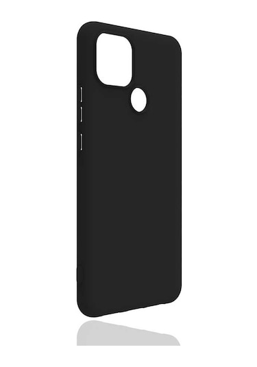 Zore Realme C25y Kılıf Msra Biye Silikon - Siyah Siyah