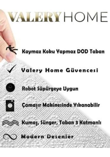 Valery Home Oval Comfort Puffy Ponpon Saçaklı Peluş Yolluk Açık G