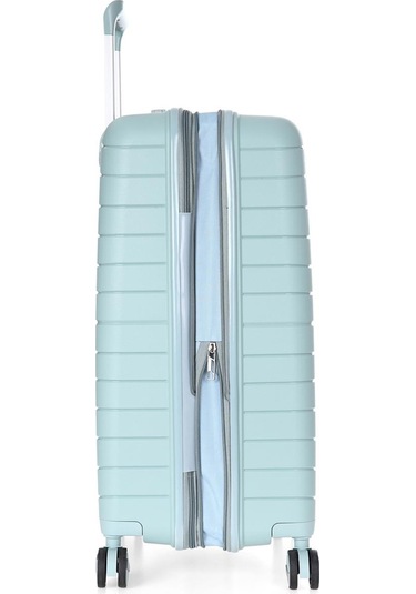 Ççs 5242 Polipropilen Körüklü Orta Boy Valiz-mavi Mavi