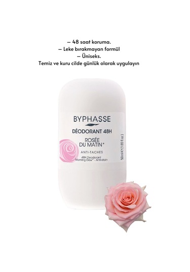 Byphasse Morning Dew 48H Kadın Roll-On Deodorant 50 ML