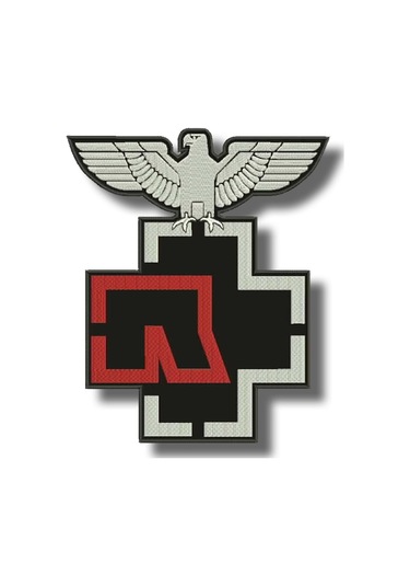 Dükkan Design Rammstein Logo Patch - Yama Kırmızı