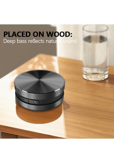 Vkemall Bluetooth Hoparlör Mt100 Kemik İletimli Hoparlör Akıllı Bt 5.1 Gerçek Kablosuz Hoparlörler 360 Ste