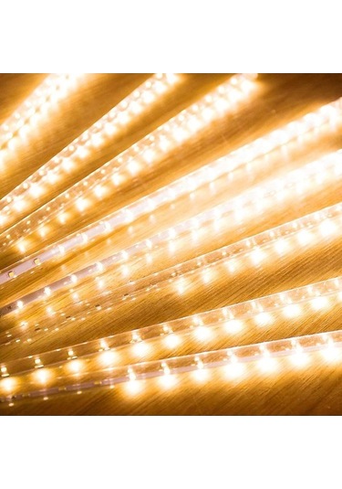 Trendooze Led Meteor Yağmuru Işıkları 50cm Saçağı Aromatik Hava Eğlencesi 50cm