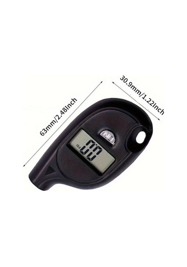 Hightower 1 Adet Dijital Göstergeli Araç Lastik Basınç Ölçer Pille Çalışan Taşınabilir Tüm Araçlarla Uyumlu