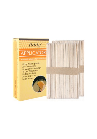 Kangvka Tek Kullandım Wooden Wax Stickleri 50 Adet - Kaş, El, Kol Ve Bacak Tüy Çıkarma İçin Ev Kullanıma Uygun