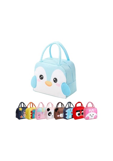 Çocuklar, Kızlar, Erkekler Ve Öğrenciler İçin Öğle Yemeği Çantası, Yeniden Kullanılabilir Karikatür Yalıtımlı Öğle Yemeği Çantası, Küçük Katlanabilir Su Geçirmez Öğle Yemeği Çantaları Fmy Çok Renkli