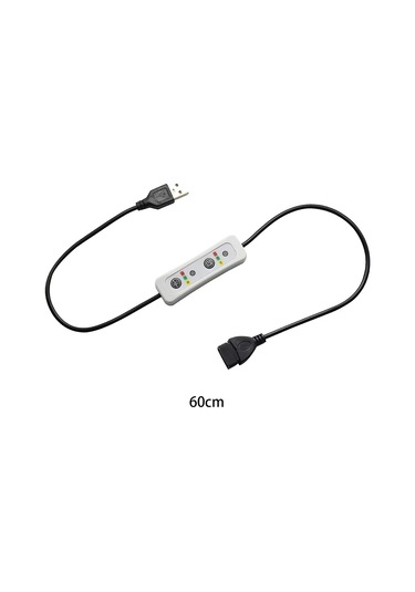 Usb Zamanlayıcı Anahtarı Uzatma Kablosu 60 Cm Masa Lambaları İçin Güç Kaynağı Kablosu