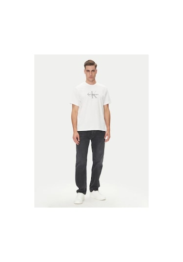 Calvin Klein Ss Hero Monologo Tee 20s-8555 Brilliant White Calvin Klein Ss Hero Monologo Tee 20s-8555 Brilliant White