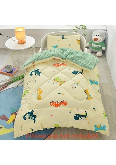 Elmpaly Bebek ve Çocuklar İçin Yeşil Tüm Mevsimler Yatak Örtüsü 150x120 CM