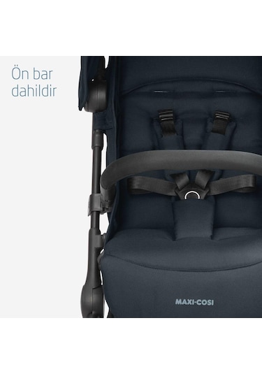 MaxiCosi Lara2 Ultra Kompakt Otomatik Katlanan Kabin Boy Seyahat Sistem Olabilen Bebek Arabası Essential Graphite