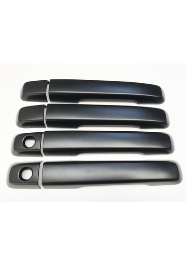 Isuzu D-Max 2017 Sonrası Mat Siyah Kapı Kolu 8 Parça Uk98