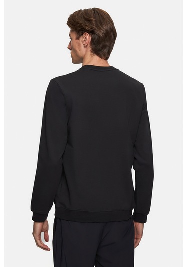 Twn Slim Fit Siyah Düz Sweatshirt 5ece251527923 001