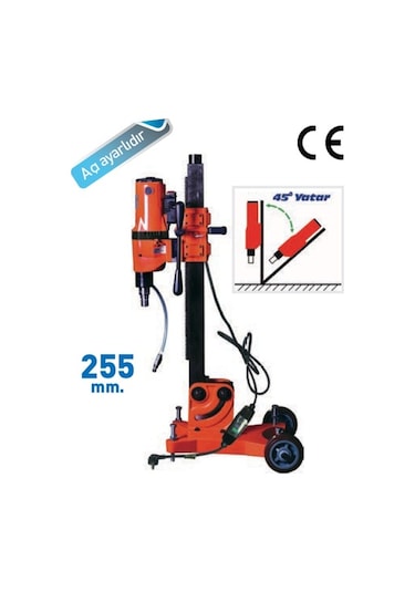 Euromax EX75002 255 MM Yatar Karot Makinası