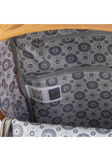 Nas Bag Unisex Sırt Ve El Çantası Büyük Boy Su Geçirmez Sırt Çantası 29x40 Cm Hardal