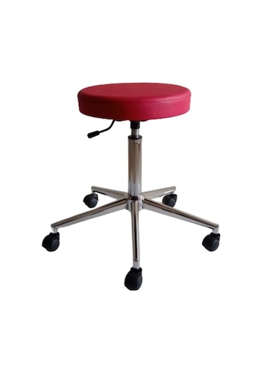 Tabure Lüks Kromaj Ayaklı