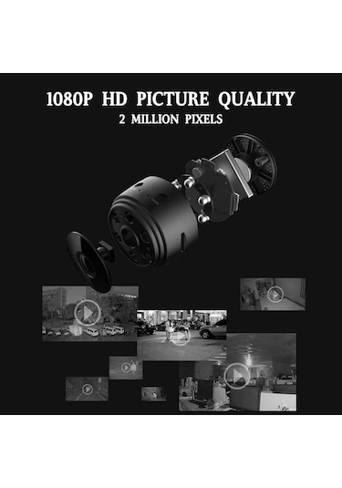 Xindoker A9 Mini Gizli Wi-fi Güvenlik Kamerası: 1080p Hd, Gece Görüşü, Hareket Algılama, Uzaktan İzleme, Geniş Açı, Uzun Pil Ömrü