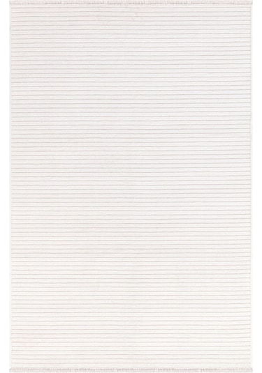 Riva-1701a-krem- Yumuşak Dokulu Leke Tutmayan Modern Halı Kilim