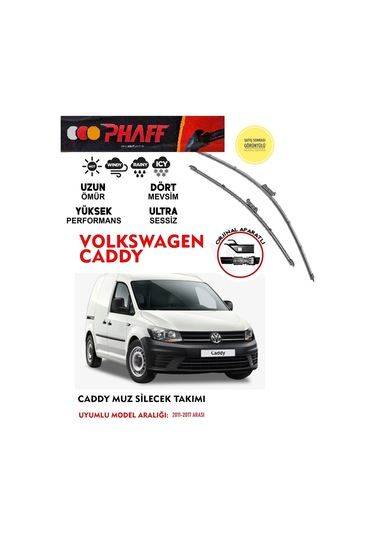 Wolsvagen Caddy 2016 Model Ön Cam Muz Silecek Araca Özel Aparat