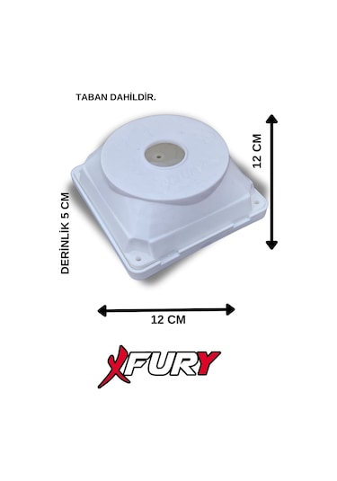 Fury 10 Lu - Beyaz Kamera Buatı Taban Dahil