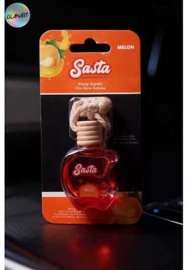 Ahşap Kapaklı Oto Ayna Kokusu 10 Ml.e Sasta Melon 1 Adet