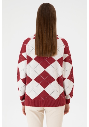 U.s. Polo Assn. Kadın Kazak /triko 50314665-vr104 Koyu Frambuaz/dark Raspberry