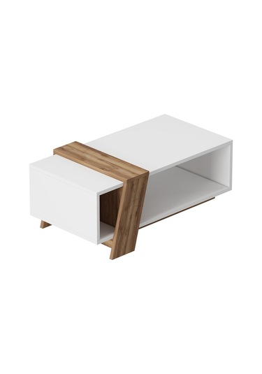 Melisa Orta Sehpa Beyaz - Kemençe