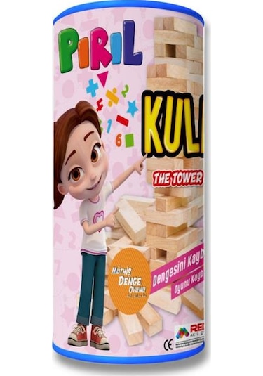 Redka Pırıl Jenga Ahşap Denge Oyunu 54 Parça