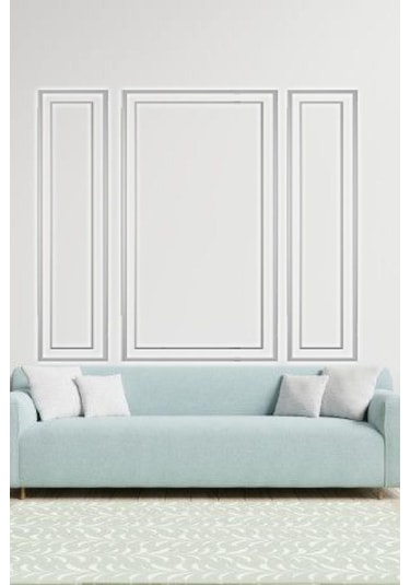 Decozza Boyanabilir 2,5 Cm Hazır Çerçeve Mastik Hediyeli