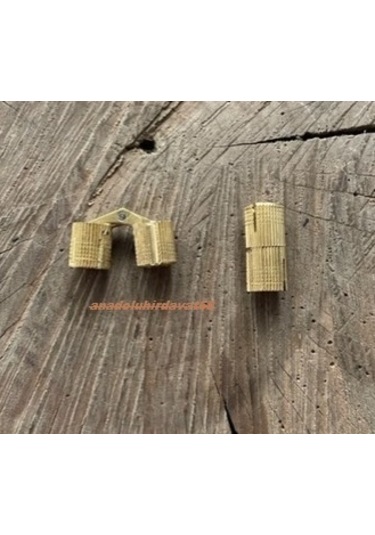 Dmr Pirinç Gizli Akordiyon Menteşe Katlanır Kutu Menteşesi 10mm 2adet