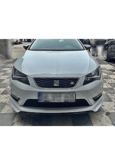 Seat Leon Mk3 Style Ön Tampon Eki - Boyasız Fiberglass 2013 - 2017