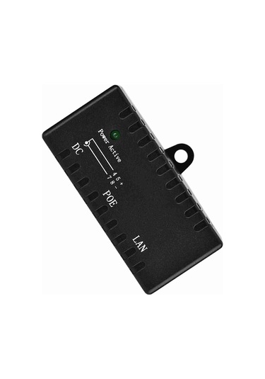 Lemestar Siyah Abs Poe Ayırıcı - 10/100 Mbps Hız, Ap İçin Güç Kaynağı Çözümü, Rj45 Arayüzlü, Dayanıklı Ve Kullanımı Kolay