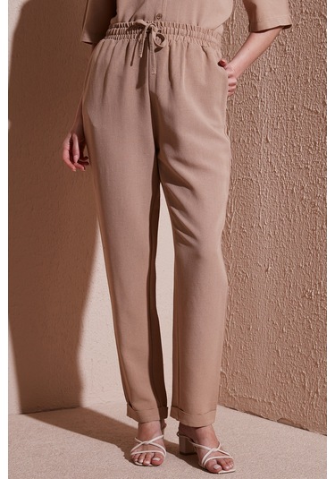 Fashion Friends Bayan Pantolon 25y0550k1 Bej Bej