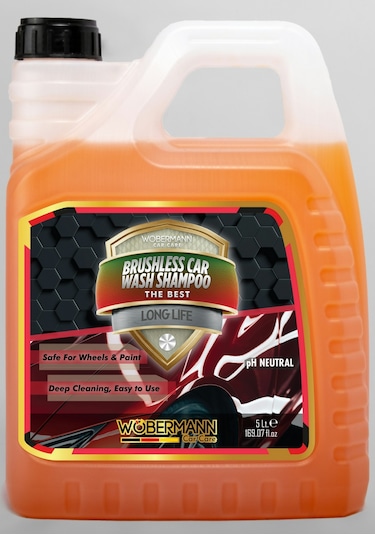 Wöbermann Fırçasız Oto Yıkama Şampuanı Ph Nötr 5 L