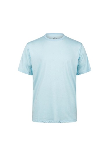 2as Axel Erkek Bisiklet Yaka T-shirt Açık Mavi