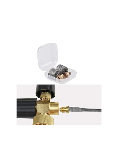 Homyl 2 Adet Köpük Topu Delikli Meme İpuçları, Yapıcı, 1,0-mm