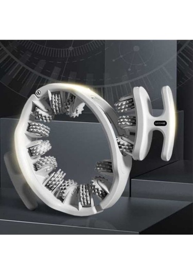 Novahub Roller Masaj Aleti - Bacak Egzersiz Çarkı Gri, Kasım Ve Baldır İçin Gri