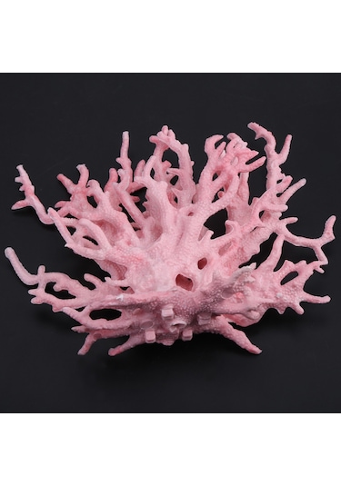 Qingmipy Büyük Boy Mavi Plastik Akvaryum Süsü - Tuzlu/taze Suya Uygun, Temizliği Kolay, Balıklar İçin Doğal Gölge