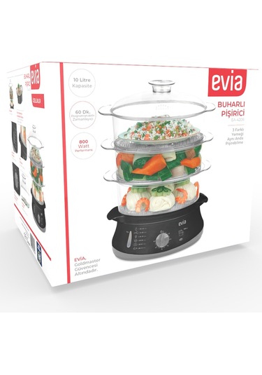 Evia EA-4206 Buharlı Pişirici