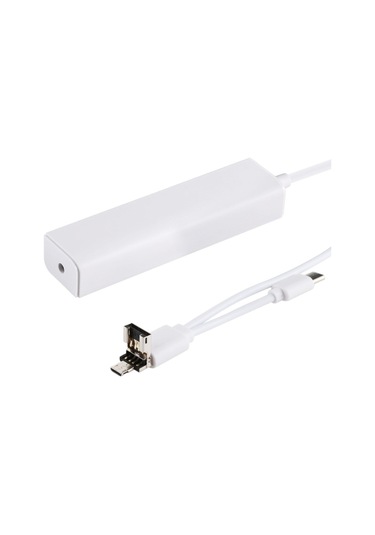 3'ü 1 Usb-c / Typ-c + Mıcro Usb + 4 X Usb 2.0 Bağlantı Noktası Hub Dönüştürücü, Kablo Uzunluğu: 12cm Beyaz