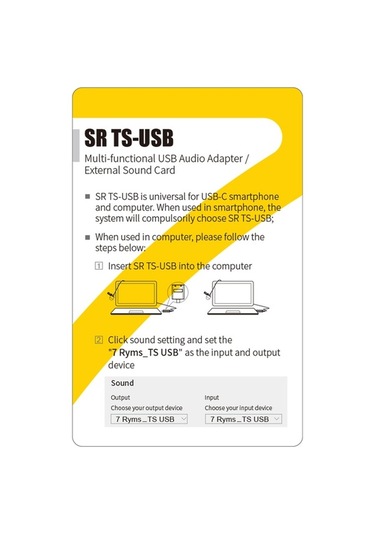Willowhaven 7ryms Sr Ts-usb Dışarıki Ses Kartı, Usb-c, Canlı Yayın, Usb 2.0 Hızlı Aktarım, Tak Ve Kullan, Taşınabilir