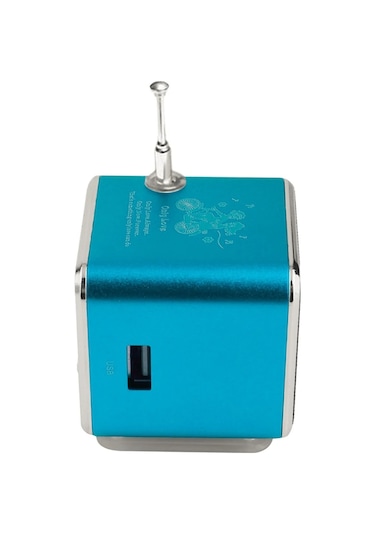 Td-v26 Hoparlör Mini Bluetooth 5.0 Fm Radyo Alıcısı Mp3 Çalar Soundbar Tf Kartı Rose Red Fransa