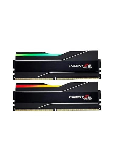 Gskill F5-6000J2636H32GX2-TZ5NR 64 GB (2x 32) DDR5 6000 MHz CL26 RGB Dual Kit Masaüstü Pc Ram