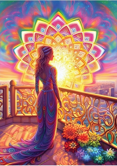 Art Puzzle Yaşam Çiçeği
