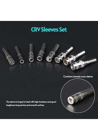 52-in-1 Çok Fonksiyonlu Taşınabilir Hassas Tornavida Seti