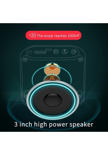 Yüksek Hoparlör Ses Amplifikatörü Hoparlör Bluetooth Hoparlör Mikrofon Okul Öğretmeni Mikrofon Taşınabilir Hoparlör