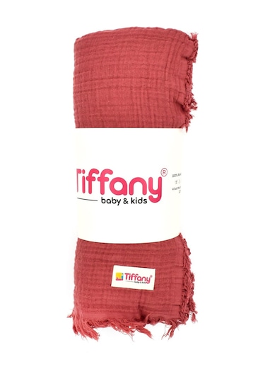 Tiffany Baby 4 Kat Müslin Bebek Battaniyesi 120x120 Cm