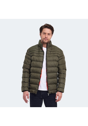 Slazenger HORIZON I Erkek Şişme Haki Mont & Kaban