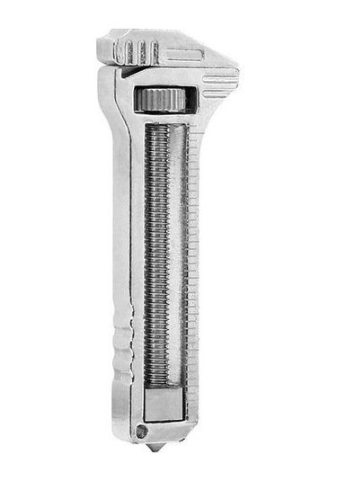 Moly Şişe Açacağı Anahtarı, Paslanmaz Çok Amaçlı Alet, Ayarlanabilir Kaldıraç Çubuğu, Gümüş Renk Gümüş